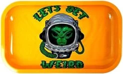 Smoke Cargo Metal Rolling Tray - Medium - 7" X 11" (Banana) -Household Cleaning Supply Store 513cL7tBlkS. AC