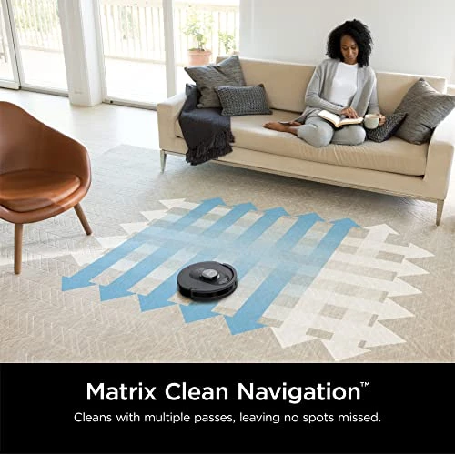 Shark AV2501S AI Ultra Robot Vacuum, With Matrix Clean, Home Mapping, 30-Day Capacity HEPA Bagless Self Empty Base, Perfect For Pet Hair, Wifi, Dark Grey 6 Shark AV2501S AI Ultra Robot Vacuum, With Matrix Clean, Home Mapping, 30-Day Capacity HEPA Bagless Self Empty Base, Perfect For Pet Hair, Wifi, Dark Grey - Image 4