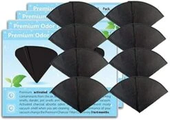 GoodVac Replacement Activated Charcoal Filter Cones Odor Removing Filters Compatible With Filter Queen (4) -Household Cleaning Supply Store 5158vUIXoxL. AC