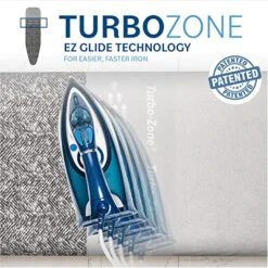 Bartnelli Ironing Board Cover And Pad, Made In Europe With New Patent Technology | 54x15 Iron Board Replacement Cover Featuring Park & Turbo Zone, Scorch Resistant 100% Cotton Thick Layered Top -Household Cleaning Supply Store 515A6ONvFNL