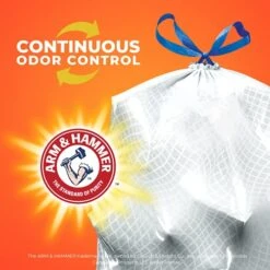 Hefty Ultra Strong Tall Kitchen Trash Bags, Clean Burst Scent, 13 Gallon, 80 Count -Household Cleaning Supply Store 516FSgAUKDS 1