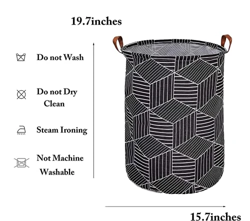 Large Laundry Basket, Baby Laundry Basket, Waterproof Laundry Hamper, Foldable Clothes Hamper, Collapsible Laundry Baskets. Teen Hamper, Perfect For Dirty Clothes And Toys. (Black Diamond) 8 Large Laundry Basket, Baby Laundry Basket, Waterproof Laundry Hamper, Foldable Clothes Hamper, Collapsible Laundry Baskets. Teen Hamper, Perfect For Dirty Clothes And Toys. (Black Diamond) - Image 6