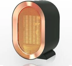 QQT Electric Space Heater,1200W Energy Efficient Space Heaters For Indoor Use,Two-Speed Portable Heater Fan For Office With Adjustable,Overheating Protection,Dumping Shutdown (White) -Household Cleaning Supply Store 516emdUc6YL. AC