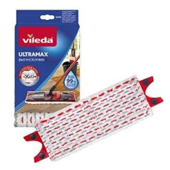 Vileda Ultra Max Ultramax Refill Pad, 46 X 14,1 X 1,5 Cm, White/Red