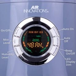 Air Innovations Humidifier Large Capacity 1.7 Gal (6.4L) Whisper-Quiet Cool Mist Ultrasonic For Rooms Up To 600 SqFt Baby Bedroom BPA Free Lasts Up To 96hs Remote Control Digital Display Aroma Tray -Household Cleaning Supply Store 519XdAvT6YL