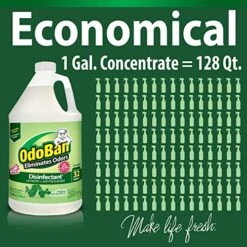 OdoBan Disinfectant Concentrate And Odor Eliminator, 4 Gallons, Original Eucalyptus Scent -Household Cleaning Supply Store 51A4GmK7qDL