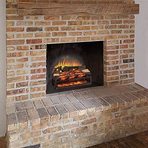 LegendFlame 23" W Free Standing Electric Fireplace Log Set (EF290), Fireplace Insert, Heater 750W/1500W, Crackling Sound, Remote Control 4 LegendFlame 23" W Free Standing Electric Fireplace Log Set (EF290), Fireplace Insert, Heater 750W/1500W, Crackling Sound, Remote Control - Image 2