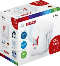 Bosch BBZ16GALL 16 X PowerProtect Vacuum Cleaner Bags With Locking Suitable For All Series Except BSG8, BSN1, White
