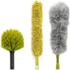 DocaPole 3-Piece Dusting Kit: Includes Cobweb, Microfiber Feather, And Ceiling Fan Duster, Attachable To Any DocaPole (DocaPole Telescoping Extension Pole Not Included) -Household Cleaning Supply Store 51BXLUysnnL
