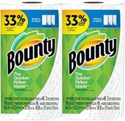 Bounty Select-A-Size, 2x More Absorbent 2-ply 74 Sheets Paper Towel Big Roll - 2-Pack -Household Cleaning Supply Store 51BhTG9uM4L. AC