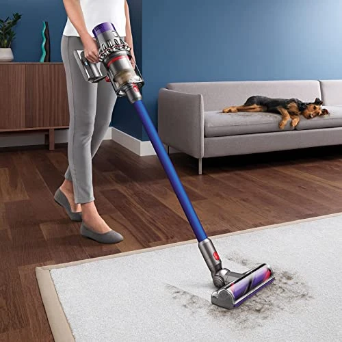 Dyson V10 Allergy Cordless Stick Vacuum Cleaner, Blue (Renewed) 5 Dyson V10 Allergy Cordless Stick Vacuum Cleaner, Blue (Renewed) - Image 3