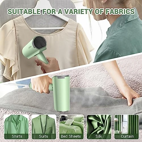 Steamer For Clothes, Foldable Handheld Clothing Wrinkles Remover For Garments 20 Second Fast Heat-up Fabric Steam Iron For Home, Travel And Office 5 Steamer For Clothes, Foldable Handheld Clothing Wrinkles Remover For Garments 20 Second Fast Heat-up Fabric Steam Iron For Home, Travel And Office - Image 3