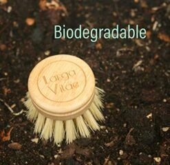 Larga Vitae 6 Pcs Wooden Dish Brush Replacement Heads Made Of Renewable Bamboo Wood And Natural Bristle Fiber, Durable, Long Lasting (Tampico Fiber) 10 Larga Vitae 6 Pcs Wooden Dish Brush Replacement Heads Made Of Renewable Bamboo Wood And Natural Bristle Fiber, Durable, Long Lasting (Tampico Fiber) -Household Cleaning Supply Store 51Dk9gYnoSL