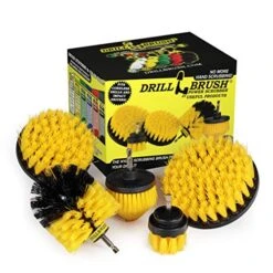 Drill Brush Power Scrubber By Useful Products - Shower Brush - Shower Cleaner - Toilet Cleaner - Bathroom Cleaner - Toilet Brush - Tile Cleaner - Floor Cleaner - Bathroom Accessory Set - Clean Shower