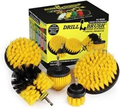 Drill Brush Power Scrubber By Useful Products - Shower Brush - Shower Cleaner - Toilet Cleaner - Bathroom Cleaner - Toilet Brush - Tile Cleaner - Floor Cleaner - Bathroom Accessory Set - Clean Shower -Household Cleaning Supply Store 51Grl3sLeqL. AC