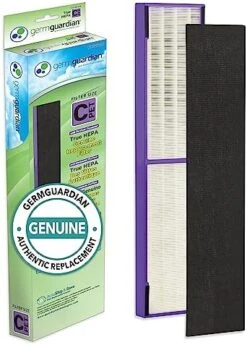 Germ Guardian Filter C Pet Pure HEPA Genuine Air Purifier Replacement Filter, Removes 99.97% Of Pollutants, For AC5000, AC5250, AC5300, AC5350, CDAP5500, AP2800, Black/Purple, FLT5250PT -Household Cleaning Supply Store 51HGMmYXEeL. AC