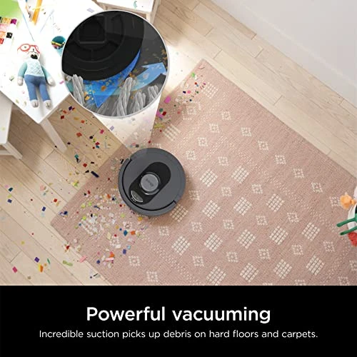 Shark AV2501S AI Ultra Robot Vacuum, With Matrix Clean, Home Mapping, 30-Day Capacity HEPA Bagless Self Empty Base, Perfect For Pet Hair, Wifi, Dark Grey 4 Shark AV2501S AI Ultra Robot Vacuum, With Matrix Clean, Home Mapping, 30-Day Capacity HEPA Bagless Self Empty Base, Perfect For Pet Hair, Wifi, Dark Grey - Image 2