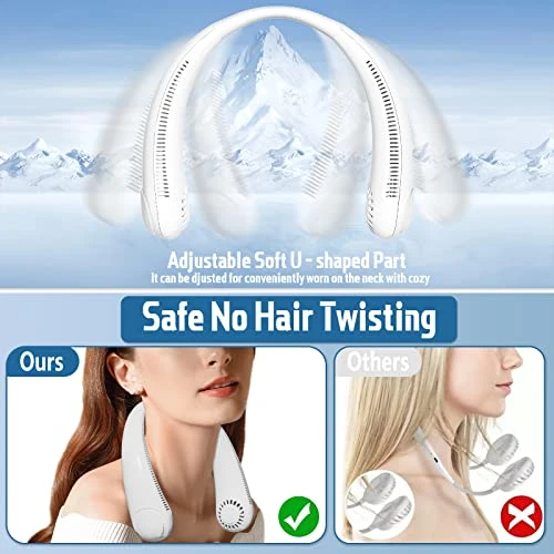 Portable Air Conditioner, Evaporative Air Cooler In 3 Speed, USB Air Personal Conditioner With LED Light For Home Office Bedroom Q-16 4 Portable Air Conditioner, Evaporative Air Cooler In 3 Speed, USB Air Personal Conditioner With LED Light For Home Office Bedroom Q-16 - Image 2