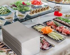 100 Disposable Linen Feel Guest Towels - Paper Hand Towels For Bathroom - Cloth Like White Paper Towel - Cocktail Hand Napkins - Highly Absorbent, Soft Fancy Guest Hand Towels 12" X 17" (Pack Of 100) 15 100 Disposable Linen Feel Guest Towels - Paper Hand Towels For Bathroom - Cloth Like White Paper Towel - Cocktail Hand Napkins - Highly Absorbent, Soft Fancy Guest Hand Towels 12" X 17" (Pack Of 100) -Household Cleaning Supply Store 51JFYarv9zL