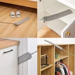 Dust Cleaner Microfiber Duster, Gap Dust Cleaning Artifact With Extension Pole & Bendable Head, Washable Extendable Gap Dusters For Sofa Bed Furniture Bottom,Ceiling Fan,Blinds (Duster) 10 Dust Cleaner Microfiber Duster, Gap Dust Cleaning Artifact With Extension Pole & Bendable Head, Washable Extendable Gap Dusters For Sofa Bed Furniture Bottom,Ceiling Fan,Blinds (Duster) -Household Cleaning Supply Store 51JcqEJ12hL