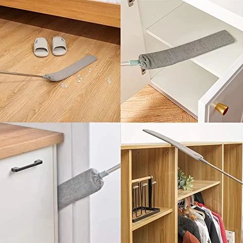 Dust Cleaner Microfiber Duster, Gap Dust Cleaning Artifact With Extension Pole & Bendable Head, Washable Extendable Gap Dusters For Sofa Bed Furniture Bottom,Ceiling Fan,Blinds (Duster) 6 Dust Cleaner Microfiber Duster, Gap Dust Cleaning Artifact With Extension Pole & Bendable Head, Washable Extendable Gap Dusters For Sofa Bed Furniture Bottom,Ceiling Fan,Blinds (Duster) - Image 4