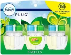 Febreze Odor-Fighting Fade Defy PLUG Air Freshener Refill, Gain Original Scent, (3) .87 Fl. Oz. Oil Refills -Household Cleaning Supply Store 51JnZpRE6yL. AC