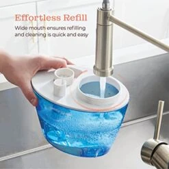 Cool Mist Humidifiers For Bedroom - 2.2L Water Tank, Baby, Office, Quiet Ultrasonic Air Vaporizer, Adjustable Mist Level, 360 Nozzle Rotation, Auto-Shut Off, Large Area Humidifier Easy Fill And Clean -Household Cleaning Supply Store 51JvReCn63L