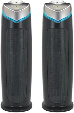 Germ Guardian Air Purifier With HEPA 13 Filter, Removes 99.97% Of Pollutants, Covers Large Room Up To 743 Sq. Foot Room In 1 Hr, UV-C Light Helps Reduce Germs, Zero Ozone Verified, 22", Gray, AC4825E -Household Cleaning Supply Store 51LdEIrQ7dL. AC