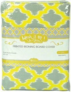 Dependable Industries Printed Ironing Board Cover And Pad 15" X 54" Standard Size Ironing Board (Purple-Grey) -Household Cleaning Supply Store 51LlEcNud3L. AC