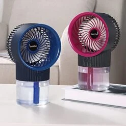 Hopwin Water Cooling Fan Usb Fan Desktop Turbine Spray Humidification, Rechargeable Cooler Spray Humidifier For Dorm Office Desktop, Portable Electric Fan For Family (Black) 16 Hopwin Water Cooling Fan Usb Fan Desktop Turbine Spray Humidification, Rechargeable Cooler Spray Humidifier For Dorm Office Desktop, Portable Electric Fan For Family (Black) -Household Cleaning Supply Store 51MyEqoX0rL. AC