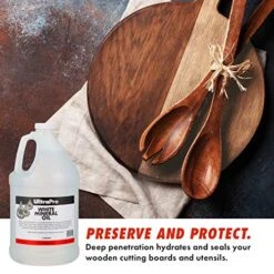 UltraPro Food Grade Mineral Oil For Lubricating And Protecting Cutting Board, Butcher Block, Stainless Steel, Knife, Tool, Machine And Equipment (1 Gallon) 12 UltraPro Food Grade Mineral Oil For Lubricating And Protecting Cutting Board, Butcher Block, Stainless Steel, Knife, Tool, Machine And Equipment (1 Gallon) -Household Cleaning Supply Store 51OaIJkQ7IL
