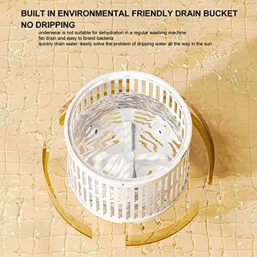 Mini Washing Machine ABS 4.5L 2000mA 24W 12V Blue Light Household Portable Washer For T Shirts Underwear Socks US Plug 100‑240V, Portable Washing Machine, 6 Mini Washing Machine ABS 4.5L 2000mA 24W 12V Blue Light Household Portable Washer For T Shirts Underwear Socks US Plug 100‑240V, Portable Washing Machine, - Image 4