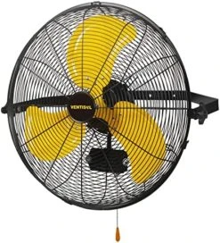 VENTISOL 24 Inch Ceiling Wall Mounted Fan, Versatility Mount Installation,3-Speed,6,937 CFM High Velocity For Industrial,Commercial,Residential,Garage,Patio,Workshop,Greenhouse,Farm,Warehouse Use -Household Cleaning Supply Store 51Pcw297kKL. AC