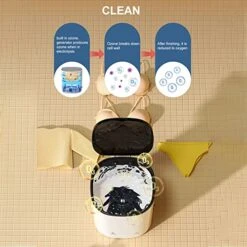 Mini Washing Machine ABS 4.5L 2000mA 24W 12V Blue Light Household Portable Washer For T Shirts Underwear Socks US Plug 100‑240V, Portable Washing Machine, 14 Mini Washing Machine ABS 4.5L 2000mA 24W 12V Blue Light Household Portable Washer For T Shirts Underwear Socks US Plug 100‑240V, Portable Washing Machine, -Household Cleaning Supply Store 51Q1XUtg6uL