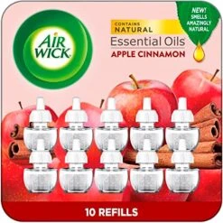 Air Wick Plug In Scented Oil Refill, 10ct, Lavender & Chamomile, Air Freshener, Essential Oils, Eco Friendly -Household Cleaning Supply Store 51RG18PsLBL. AC
