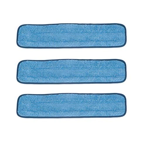 Real Clean 36 Inch Microfiber Wet Mop Refill Pads For Flat Mop Frames (Pack Of 3) 3 Real Clean 36 Inch Microfiber Wet Mop Refill Pads For Flat Mop Frames (Pack Of 3)