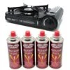 GAS ONE NEW 10,000 BTU CSA List Portable Butane Gas Stove With Carrying Case CSA Listed (Stove + 4 Fuel) -Household Cleaning Supply Store 51RrXuiyXxL