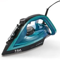 T-Fal Ultraglide Steam Iron For Clothes Durilium Soleplate, Precision Tip, Anti-Drip, Auto-Off 1800 Watts Ironing, Steaming FV5841U0