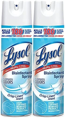 Lysol Disinfecting Wipes, Lemon And Lime Blossom 80ct (Pack Of 4) + Lysol Laundry Sanitizer, Laundry Detergent Additive, Crisp Linen 90oz + Lysol Disinfecting Spray, Crisp Linen 19oz (Pack Of 2) 5 Lysol Disinfecting Wipes, Lemon And Lime Blossom 80ct (Pack Of 4) + Lysol Laundry Sanitizer, Laundry Detergent Additive, Crisp Linen 90oz + Lysol Disinfecting Spray, Crisp Linen 19oz (Pack Of 2) - Image 3