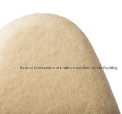 TIVIT Ironing Board Cover 15 X 54 Standard Chemical Free Eco-Friendly Padded Covers - Unbleached, Untreated Natural Cotton & Wool Pad - 2 Layer, 3 Fastener Straps, Pull Bungee Cord - Made In Italy -Household Cleaning Supply Store 51VVXX8clmL