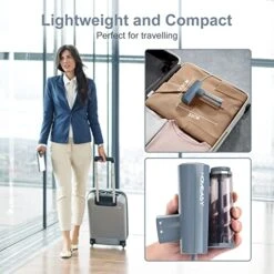 Clothes Steamer Travel, HOMEASY Handheld Steamer For Clothes Garment Steamer Portable Iron Clothes Steamer Fabric Wrinkle Remover With Fast 25s Heat-up Detachable Water Tank, Blue -Household Cleaning Supply Store 51Vovce5DvL