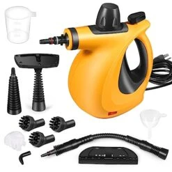 Handheld Steam Cleaner, Pressurized Multi-Surface Steam Cleaner With 11pcs Accessories, Multi-Purpose Chemical-Free Steamer For Cleaning, Steam Cleaner For Home, Car, Upholstery, And More