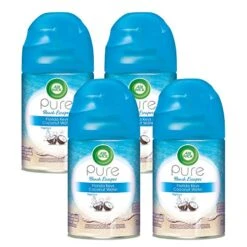Air Wick Pure Freshmatic 4 Refills Automatic Spray, Florida Keys Coconut Water, 4ct, Air Freshener, Essential Oil, Odor Neutralization, Packaging May Vary