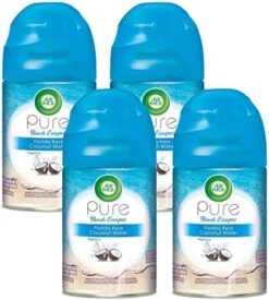 Air Wick Pure Freshmatic 4 Refills Automatic Spray, Florida Keys Coconut Water, 4ct, Air Freshener, Essential Oil, Odor Neutralization, Packaging May Vary 13 Air Wick Pure Freshmatic 4 Refills Automatic Spray, Florida Keys Coconut Water, 4ct, Air Freshener, Essential Oil, Odor Neutralization, Packaging May Vary -Household Cleaning Supply Store 51WaIH7etCL. AC