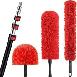 20 Foot High Reach Dusting Kit With 5-12 Foot Extension Pole // High Ceiling Duster With Telescopic Pole // Cobweb Duster // Microfiber Duster // Outdoor & Indoor Extendable Duster Cleaning Kit 13 20 Foot High Reach Dusting Kit With 5-12 Foot Extension Pole // High Ceiling Duster With Telescopic Pole // Cobweb Duster // Microfiber Duster // Outdoor & Indoor Extendable Duster Cleaning Kit -Household Cleaning Supply Store 51X7ldWSzL. AC