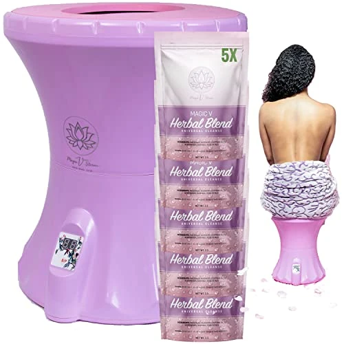 Magic V Steam Seat Yoni Kit, 5 Pack Herbs Bundle 30 Steam Sessions, Portable Vaginal Spa, Sitz Bath Better Results With Longer Consistent Steam Sessions (Lavender) 9 Magic V Steam Seat Yoni Kit, 5 Pack Herbs Bundle 30 Steam Sessions, Portable Vaginal Spa, Sitz Bath Better Results With Longer Consistent Steam Sessions (Lavender) - Image 7