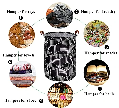 Large Laundry Basket, Baby Laundry Basket, Waterproof Laundry Hamper, Foldable Clothes Hamper, Collapsible Laundry Baskets. Teen Hamper, Perfect For Dirty Clothes And Toys. (Black Diamond) 7 Large Laundry Basket, Baby Laundry Basket, Waterproof Laundry Hamper, Foldable Clothes Hamper, Collapsible Laundry Baskets. Teen Hamper, Perfect For Dirty Clothes And Toys. (Black Diamond) - Image 5