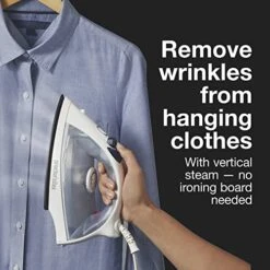 Proctor Silex Iron & Vertical Steamer For Clothes With Nonstick Soleplate 1200 Watts, Adjustable Spray And Blast Steam Settings, Auto Shutoff, White And Grey (17150PS) 10 Proctor Silex Iron & Vertical Steamer For Clothes With Nonstick Soleplate 1200 Watts, Adjustable Spray And Blast Steam Settings, Auto Shutoff, White And Grey (17150PS) -Household Cleaning Supply Store 51YItkNZOvL