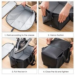 Adorila Ironing Mat For Table Top, Portable Travel Iron Carrying Case Bag, Foldable Heat Resistant Ironing Board For Countertop 8 Adorila Ironing Mat For Table Top, Portable Travel Iron Carrying Case Bag, Foldable Heat Resistant Ironing Board For Countertop -Household Cleaning Supply Store 51aXZrdtUNL