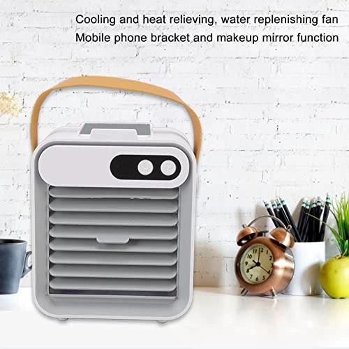 Desktop Air Conditioner, Home Multifunctional Portable 3 Gear Air Conditioner White 7 Desktop Air Conditioner, Home Multifunctional Portable 3 Gear Air Conditioner White - Image 5